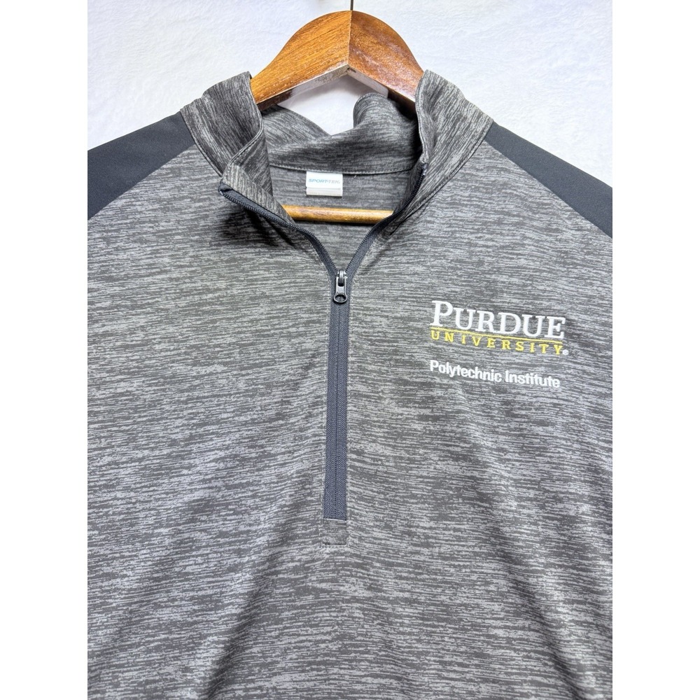 Purdue University Polytechnic Institute Women's XXL 2XL 1/4 Zip Shirt College